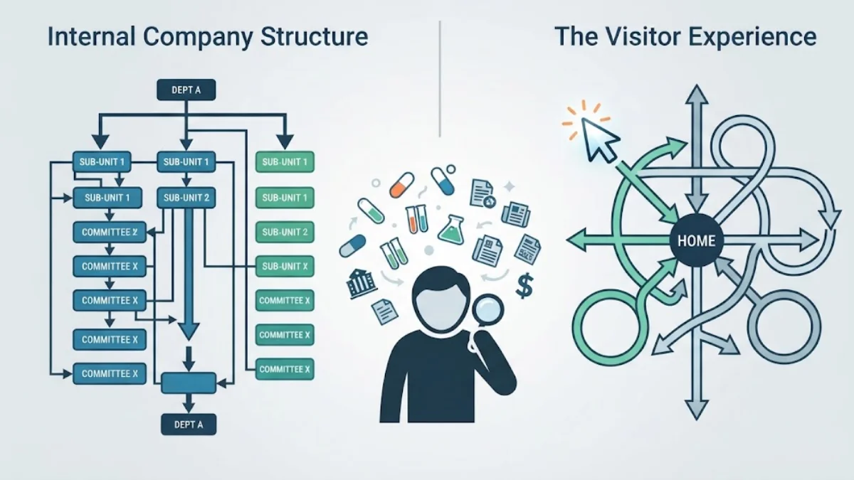 Visitors Cannot Find Important Information Quickly